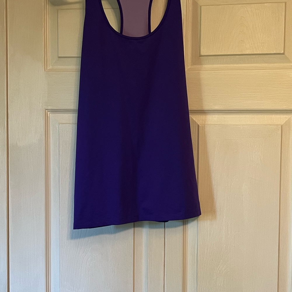 Under Armour Purple Sleeveless Tank Top with Racerback